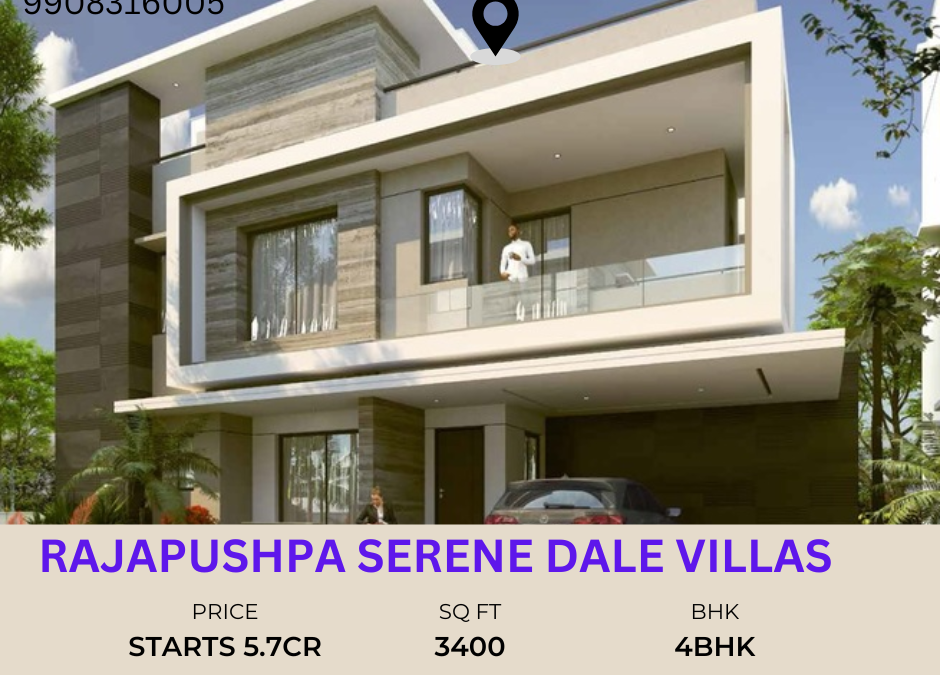 RAJAPUSHPA SERENE DALE VILLA SALE