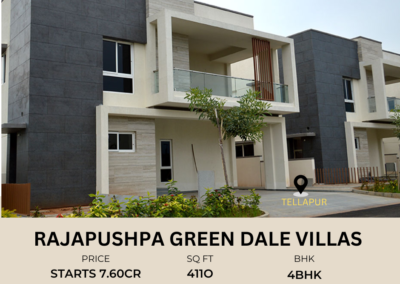 RAJAPUSHPA GREEN DALE VILLA RESALE